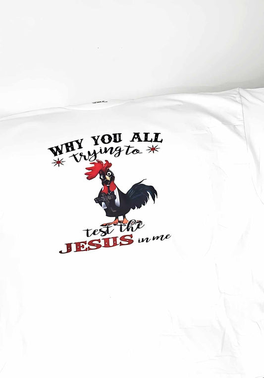 "Why you all trying to" T-shirt